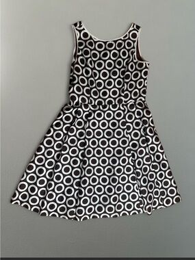 Jessica Howard brown and cream Circle Print Midi Dress
